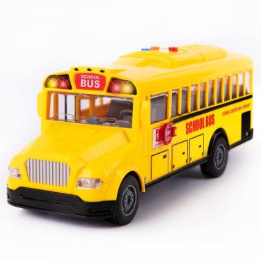 Imagem de Toy School Bus ArtCreativity Yellow com luzes e som 1/16 S