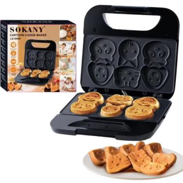 Imagem de Maquina Elétrica De Biscoito Desenho Sanduicheira Animada - bbless