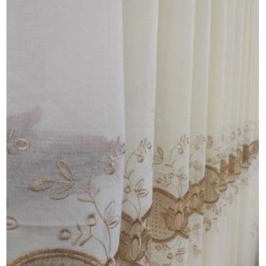 Imagem de Cortina Guipir Com Forro Para Sala/Copa 6,00x2,50 - Salvatex Confecçõe