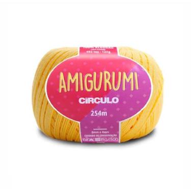 Imagem de Fio Linha Amigurumi Círculo para Crochê e Artesanato - 125g 254m Tex 4