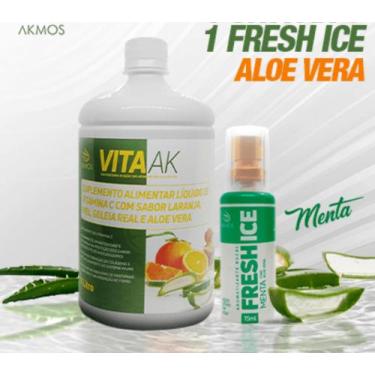 Imagem de Combo vita ak - fresh ice menta aloe vera - Akmos