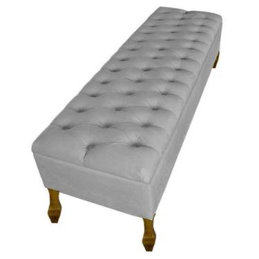 Imagem de Sapateira Recamier Iza De Decoração Para Quarto Para Cama Box Casal Qu