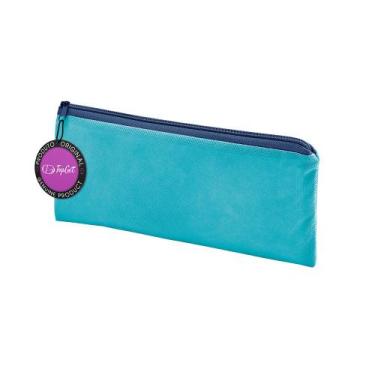 Imagem de Estojo Escolar em TNT Premium 21x11cm Figi TopGet, Azul Claro