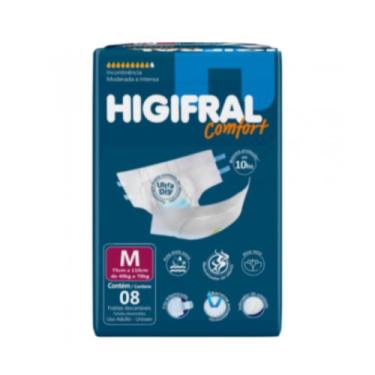 Imagem de Fralda Descartável Comfort Tam M Max Proteção - Higifral - Eurofral In