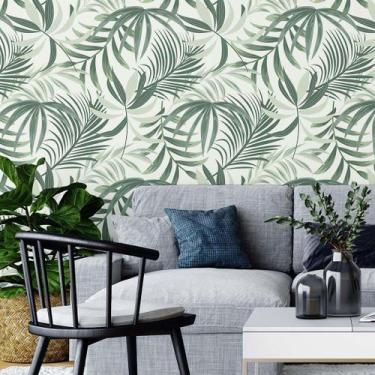 Imagem de Papel de Parede Adesivo Folha Natureza N02268 Rolo 0,58x2,5M - Adesivo