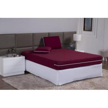 Imagem de Capa Protetora de Colchão Queen com Zíper Malha Gel Lisa 30 cm de Altu