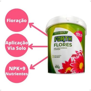 Imagem de Adubo Fertilizante Forth Flores 400g Jardineira Completo