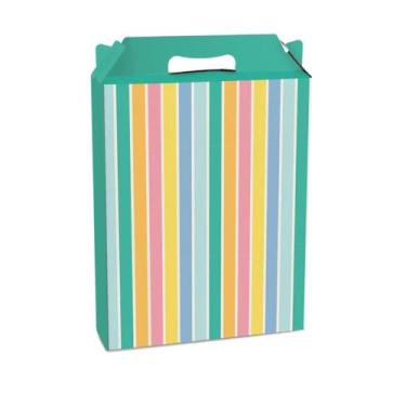 Imagem de Embalagem para Presente Caixa Tipo Maleta Retangular Vertical Modelo D