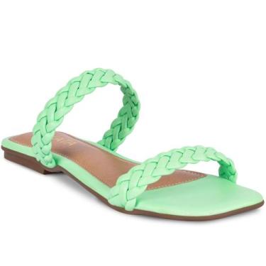 Imagem de Sandália Feminina Rasteirinha Tiras Trançadas Moda A7.01 C - Takata, V