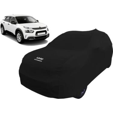 Imagem de Capa Automotiva Para Citroen C4 Cactus Tecido Helanca Lycra - Mz, Pret