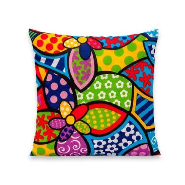 Imagem de Capa de Almofada Lisas e Estampadas c/ Zíper 40x40cm Gorgurinho - RAFA