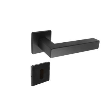 Imagem de Fechadura Victória Interna Roseta R529 M109 55mm Preta Haga