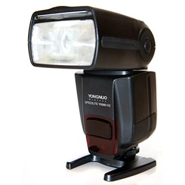 Imagem de YONGNUO YN560-III-USA Speedlite Flash com receptor integrado de 2,4 GHz para Canon, Nikon, Pentax, Olympus, GN58, garantia dos EUA (preto)