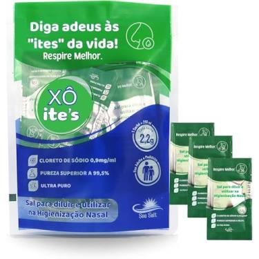 Imagem de Sachês de Soro Fisiológico em Pó Xô ites, Kit com 30 Unidades, para Alívio e Higienização