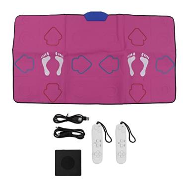 Imagem de Tapete De Dança Duplo Para TV, Tapetes De Dança Eletrônica Musical PU Macio, Almofada De Jogo De Dança De Usuário Duplo Com Alça Sem Fio, Tapete De Dança Antiderrapante Para Crianças E Adultos, Presen