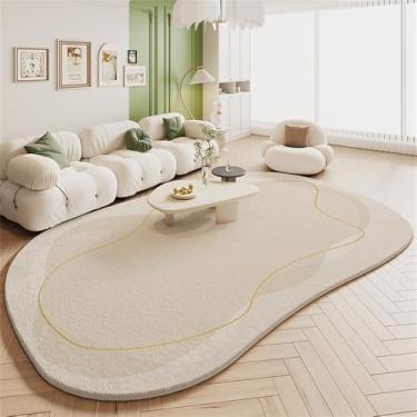 Imagem de HJZSZX Tapete para sala de estar, quarto, tapetes de formato irregular, sofá, cabeceira, tapete macio, fofo, confortável, tapete para os pés, DD418, YD, A, 300x400CM