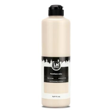 Imagem de LM Furniture Paint 750 ml – Areia – | Tinta para móveis internos e externos de alta cobertura | Não é necessário lixar | Baixo odor | Uso de armário de cozinha e móveis de madeira