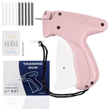 Imagem de Arma de etiquetagem para roupas, pistola de etiqueta para roupas rosa