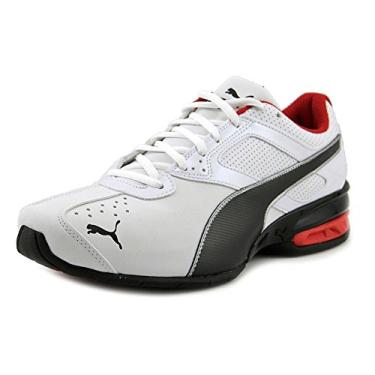 Imagem de PUMA Men's Tazon 6 FM Puma White/ Puma Black/ Puma Silver Running Shoe - 12 D(M) US