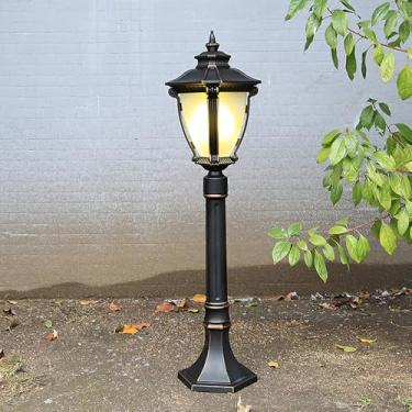 Imagem de Lâmpada de gramado ao ar livre contemporânea elétrica impermeável LED Villa Jardim Pátio Bairro Residencial Bairros Lâmpada de gramado (Estilo 12 H80CM 1PCS elétricos)