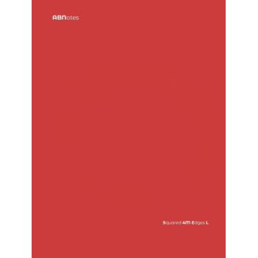 Imagem de ABNotes Squared 4M Edges L A4 Red HC: Quadernone A4 a quadretti 4mm con margine - Tinta Unita Rosso - Leggero 100 pagine - Fogli spessi - Per scuola, lavoro o appunti personali.
