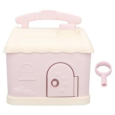 Imagem de Cofrinho de Casa Fofa Com Slot, Dinheiro para Crianças Economiza Cofrinho, Desenvolve Hábitos de Economia para Conscientização Em Gestão Financeira