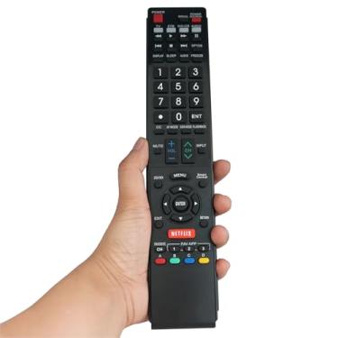 Imagem de Replacement Remote Controller for LC-60LE650U LC-60LE750U LC-70C6500U Sharp Aquos Smart LED 3D HDTV