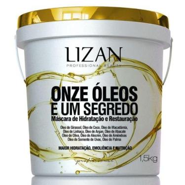 Imagem de Máscara de Cabelo Hidratação Onze Óleos e Um Segredo 1,5kg - Lizan