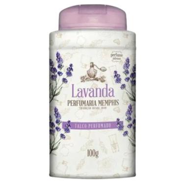 Imagem de Talco Perfumado Alma De Flores Lavanda 100G - Memphis