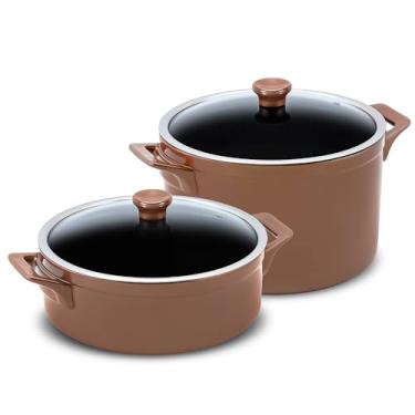 Imagem de Conjunto de Panelas Italiano G, Clear, Cobre