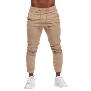 Imagem de Calça Jeans Jogger Masculina Premium com Lycra - Sarja com Punho, Conf