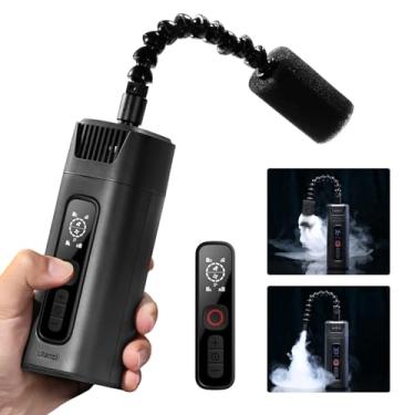 Imagem de ULANZI Máquina de neblina portátil FM01 FILMOG Ace R004, máquina de fumaça portátil com neblina de controle remoto para efeitos de fotografia e videografia em ambientes internos e externos