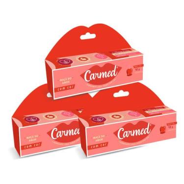 Imagem de Kit 3 und Carmed Fini Maça Do Amor Efeito Gloss 10g