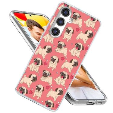 Imagem de ARTIOSIT Capa para Samsung Galaxy S25 para meninas mulheres homens, à prova de choque, fina, fina, macia, TPU transparente, capa protetora para celular para Galaxy S25 6.1, desenho animado, animal de