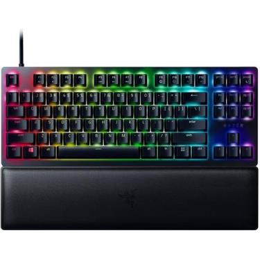 Imagem de Teclado Gamer Razer Huntsman V2 Tenkeyless Switch Purple, preto