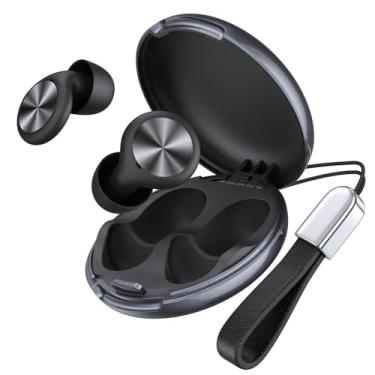 Imagem de Tampões de ouvido para cancelamento de ruído para dormir, tampões de ouvido macios para shows, tampões de ouvido reutilizáveis de 20 ~ 30 dB para redução de ruído com 8 pontas, protetores de ouvido de