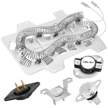 Imagem de Kit de elemento de aquecimento da secadora compatível com Samsung DVE45R6100C/A3 DV42H5400EW DVE45N5300F DVE45R6100P DVE45T3200W DVE45T3400P DV42H5000EW DVE45R6100C