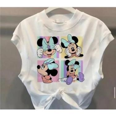Imagem de Cropped 4 minnie - loja dinka, p, branco