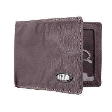 Imagem de Big Skinny Carteira masculina super skinny, dobrável, com capacidade para até 30 cartões, marrom