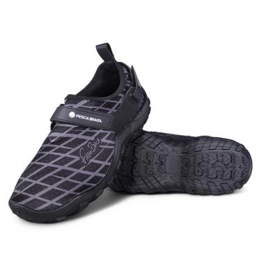 Imagem de Pesca Brasil, Sapatilha Aquática 44 Tênis de Pesca Antiderrapante Secagem Rápida Drenagem de Água, Fábio Baca