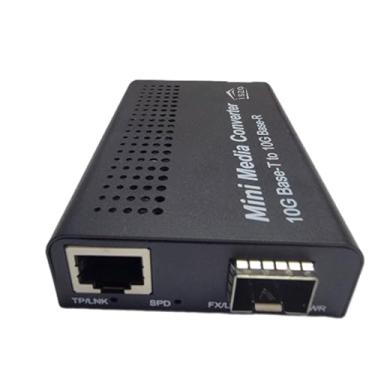 Imagem de iszo Conversor de mídia 10G, 10G SFP para RJ45, conversor de fibra para Ethernet, conversor de mídia Ethernet 10G Base-T SFP+, adaptador 1G/2,5G/5G/10G, suporte XGS-PON Stick was-110, MINI-SFPMC10G