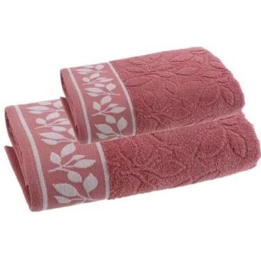 Imagem de Toalha de banho  Maya Fio Penteado Corttex, rose