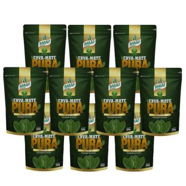 Imagem de 10 Erva Mate Chimarrão BARÃO PURA FOLHA Selecionadas 500g - Barão de C