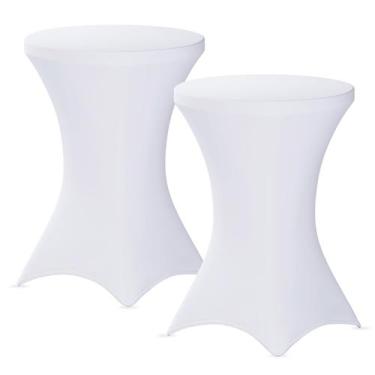 Imagem de Capa de mesa Fixwal Cocktail 32x43cm, elastano branco, pacote com 2 un