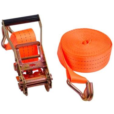 Imagem de Cinta Amarrar Carga Com Catraca Até 3 T Caminhão Carreta - ROBUSTEC