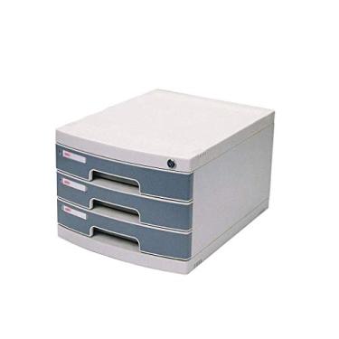 Imagem de VBNCUUIOPO Organizador de gavetas, gabinete de limpeza de mesa, gaveta bloqueada, gabinete de dados, suporte de jornal, caixa de papelaria, armário de recibos de escritório, 6 camadas (12,1 x 15,8 cm