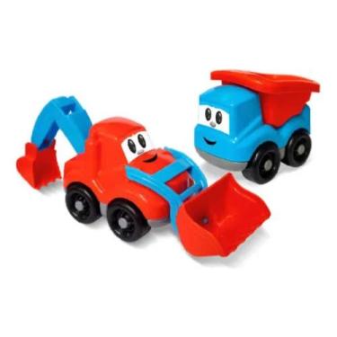 Imagem de Leo O Caminhão Curioso Brinquedo Mais Trator Seu Amigo - MEGA TOYS