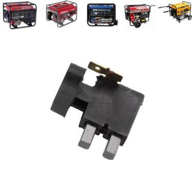 Imagem de Escova de Carvão para Geradores a Gasolina 2,5 a 8 Kw Branco Motomil C