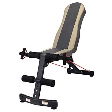 Imagem de Prancha supina, banco de halteres ajustável multifuncional para casa, equipamento de fitness, prancha de supino, exercício muscular abdominal, exercício familiar, fitness