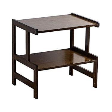 Imagem de FTOQWZXV Suporte de impressora, suporte de fax, multifunções, impressora, copiadora, scanner, prateleira com organizador de mesa de armazenamento, prateleira para impressora (preto)